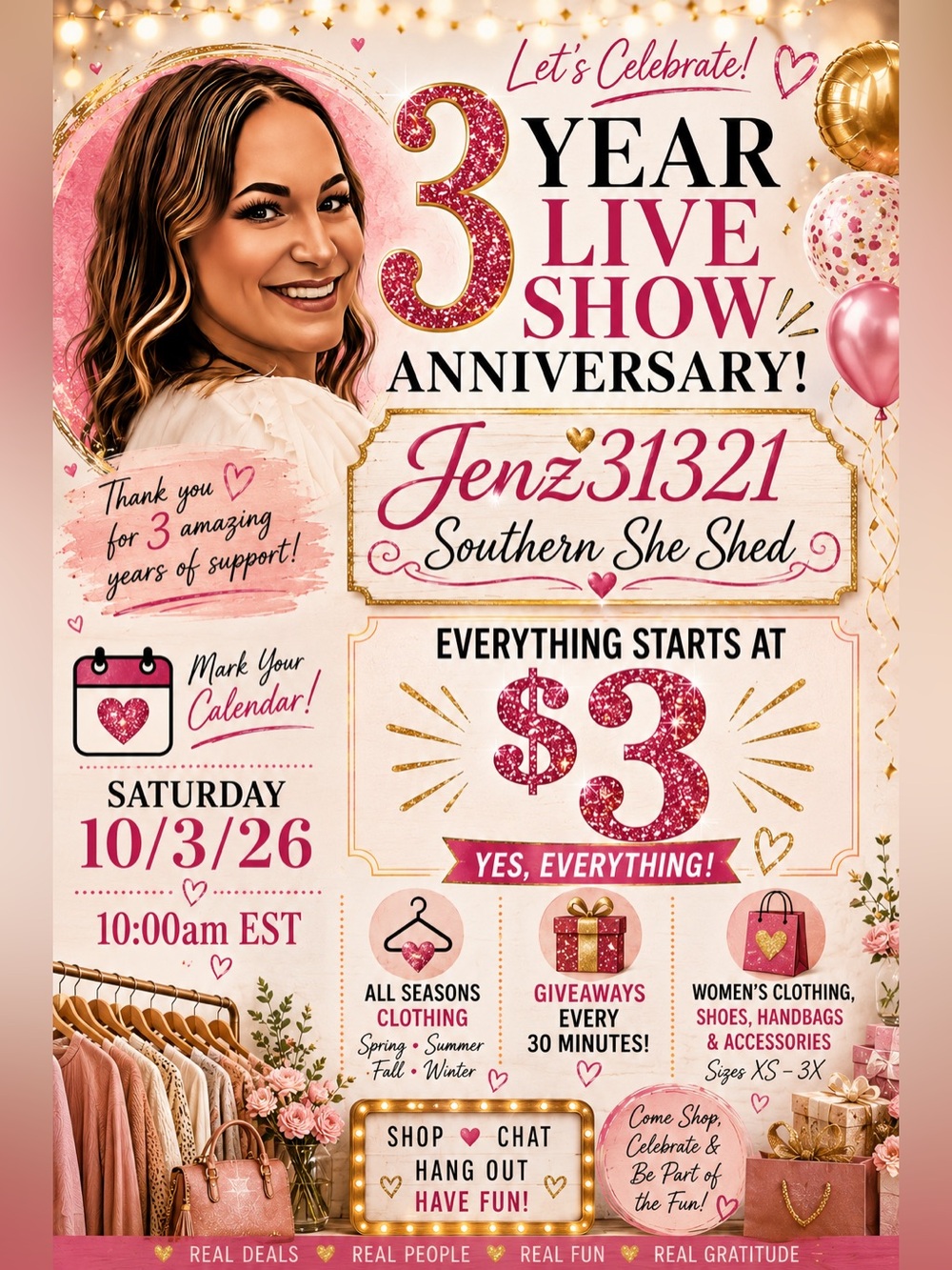 Jenz31321 💜Southern She Shed is LIVE! Come join me!